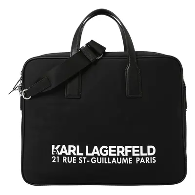 Karl Lagerfeld Laptoptáskák fekete / fehér