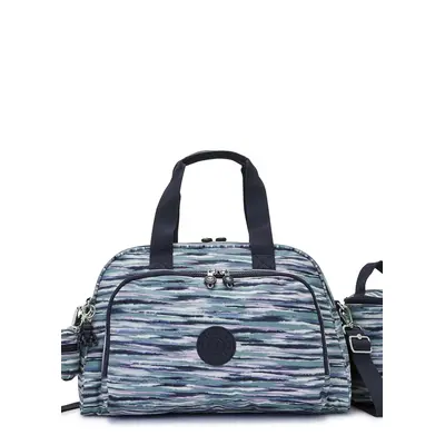 KIPLING Weekender tengerészkék / füstkék / orgona / fehér