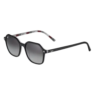 Ray-Ban Napszemüveg 'JOHN' szürke / burgundi vörös / fekete