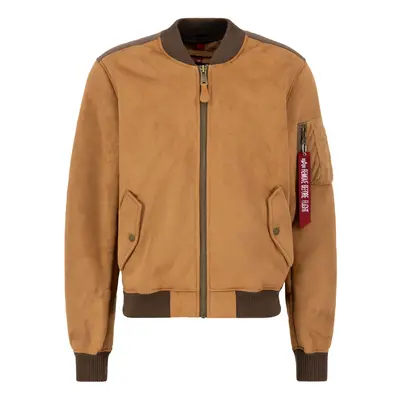 ALPHA INDUSTRIES Átmeneti dzseki teveszín / barna / piros