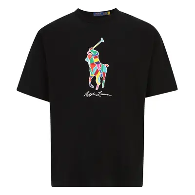 Polo Ralph Lauren Big & Tall Póló világoskék / piros / fekete / fehér