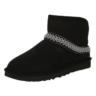 UGG Bakancsok 'Classic Mini' fekete / fehér