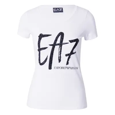 EA7 Emporio Armani Póló tengerészkék / fehér