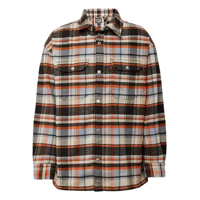 LEVI'S ® Átmeneti dzseki 'Lakeshore Overshirt' világoskék / narancs / fekete