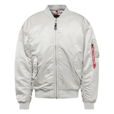 ALPHA INDUSTRIES Átmeneti dzseki világosszürke / piros