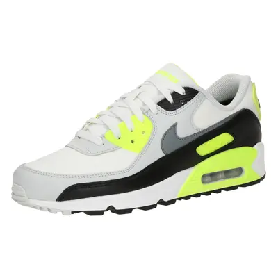 Nike Sportswear Rövid szárú sportcipők 'AIR MAX 90' sárga / szürke / fekete / fehér