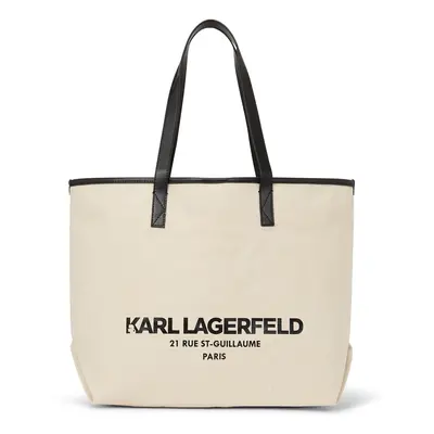 Karl Lagerfeld Shopper táska bézs / fekete