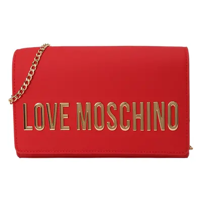 Love Moschino Válltáska 'NERO' arany / vérvörös