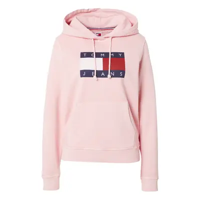 Tommy Jeans Tréning póló tengerészkék / rózsaszín / merlot / fehér