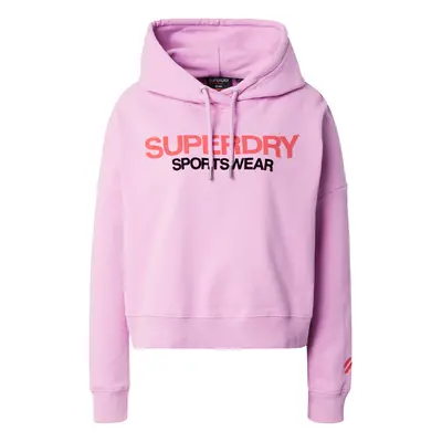 Superdry Tréning póló szilva / dinnye / fekete