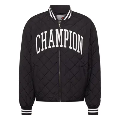 Champion Authentic Athletic Apparel Átmeneti dzseki fekete / fehér