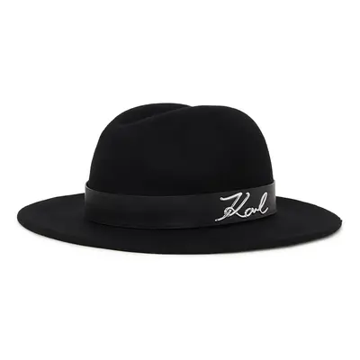 Karl Lagerfeld Kalap ' Fedora ' fekete