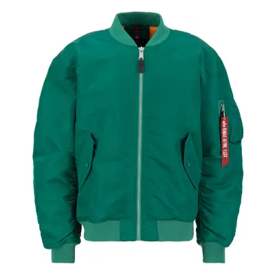 ALPHA INDUSTRIES Átmeneti dzseki 'MA-1 CS' zöld / piros