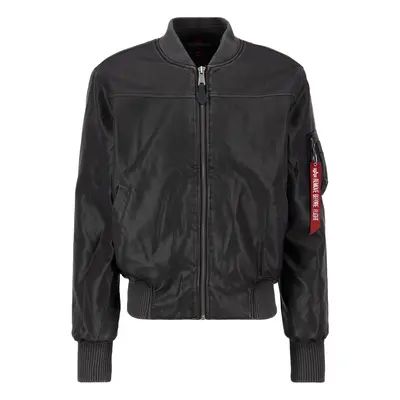 ALPHA INDUSTRIES Átmeneti dzseki ' MA-1 FL ' vérvörös / fekete / fehér