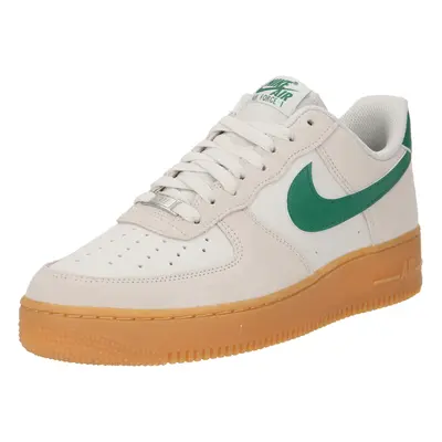 Nike Sportswear Rövid szárú sportcipők 'AIR FORCE '07 LV8' világosszürke / zöld / fehér