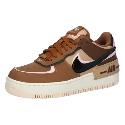 Nike Sportswear Rövid szárú sportcipők 'AF1 SHADOW' umbra / cappuccinobarna / pasztell-rózsaszín