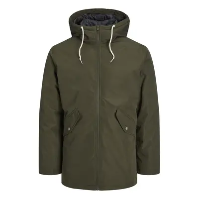 Jack & Jones Plus Átmeneti parka 'JJLoop' olíva