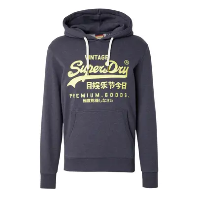 Superdry Tréning póló éjkék / sárga / fehér