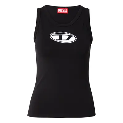 DIESEL Top 'LYNYS' fekete / fehér