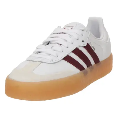 ADIDAS ORIGINALS Rövid szárú sportcipők 'SAMBAE W' bézs / burgundi vörös / fehér