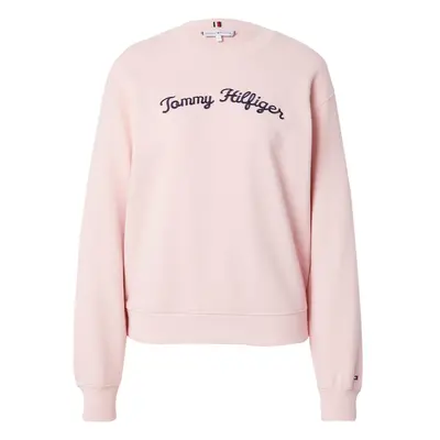 TOMMY HILFIGER Tréning póló éjkék / rózsaszín