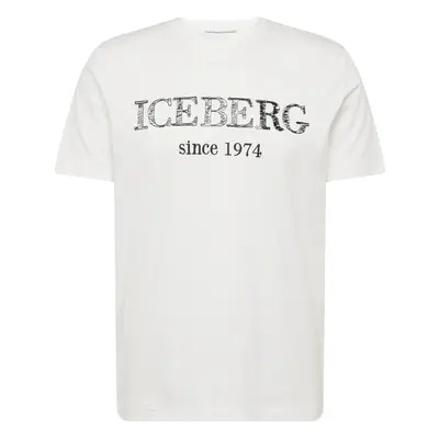 ICEBERG Póló ekrü / fekete