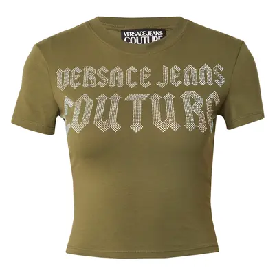 Versace Jeans Couture Póló olíva / átlátszó