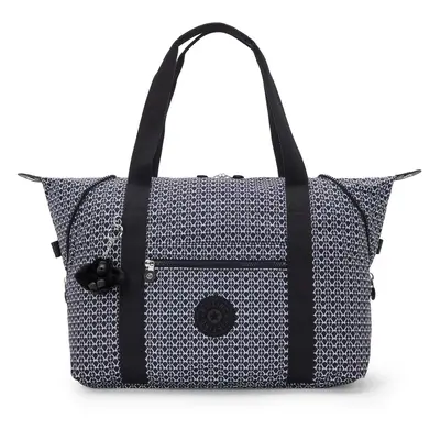 KIPLING Shopper táska 'ART' fekete / fehér