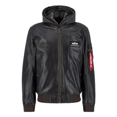 ALPHA INDUSTRIES Átmeneti dzseki 'MA-1 D' barna / vérvörös / fekete / fehér