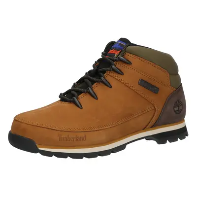 TIMBERLAND Fűzős csizma konyak / sötét barna / olíva