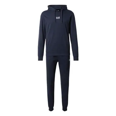 EA7 Emporio Armani Jogging ruhák tengerészkék / piszkosfehér