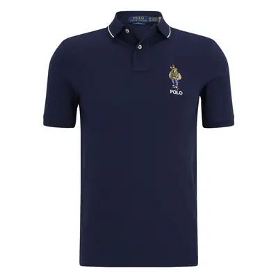 Polo Ralph Lauren Póló tengerészkék / fenyő / fehér