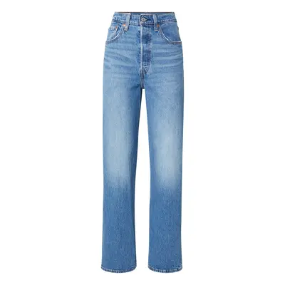 LEVI'S ® Farmer 'Ribcage Straight Ankle' kék farmer