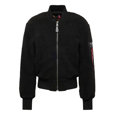 ALPHA INDUSTRIES Átmeneti dzseki piros / fekete / fehér