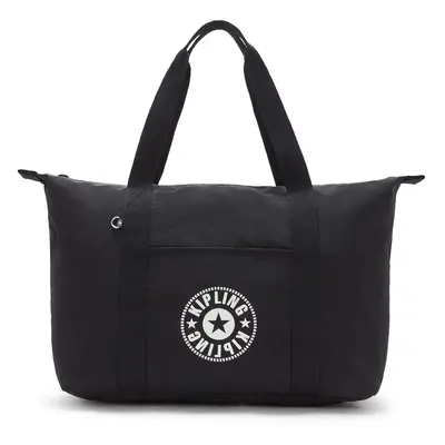 KIPLING Shopper táska 'Art' fekete / fehér