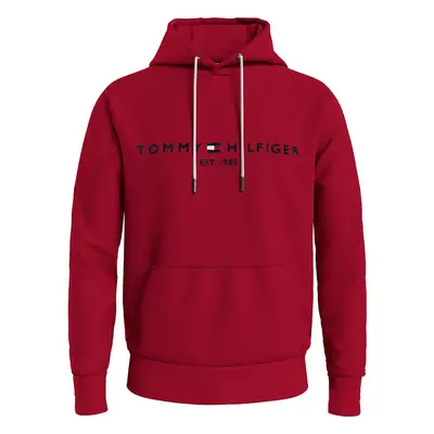 TOMMY HILFIGER Tréning póló tengerészkék / piros / fehér