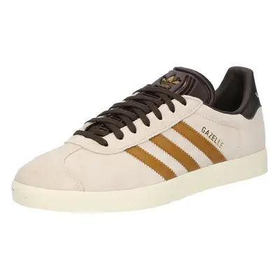 ADIDAS ORIGINALS Rövid szárú sportcipők 'GAZELLE MLS' karamell / sötét barna / gyapjúfehér