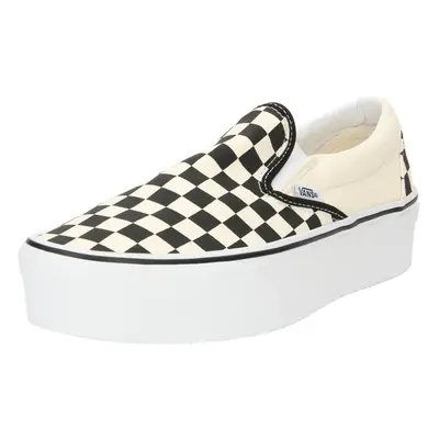 VANS Belebújós cipők krém / fekete / fehér