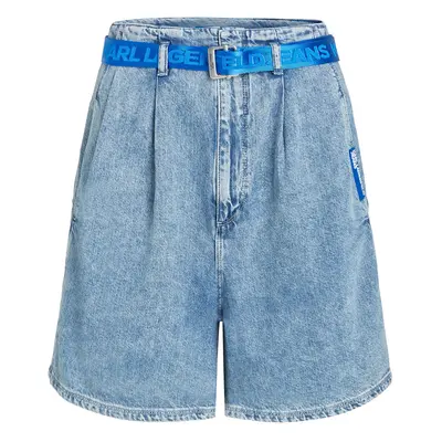 KARL LAGERFELD JEANS Redős farmer királykék / kék farmer / fehér