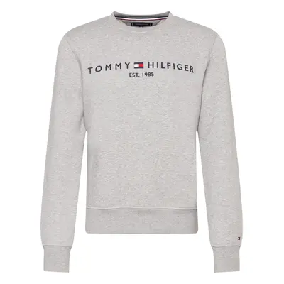 TOMMY HILFIGER Tréning póló tengerészkék / szürke melír / piros / fehér