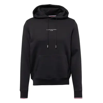 TOMMY HILFIGER Tréning póló fekete / fehér