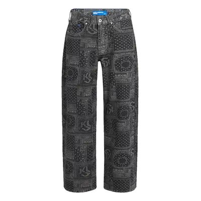 KARL LAGERFELD JEANS Farmer fekete / fehér