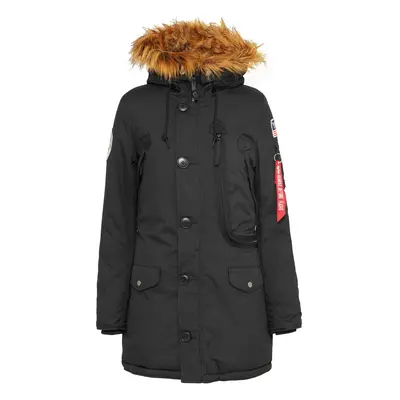 ALPHA INDUSTRIES Téli parka 'Polar' fekete