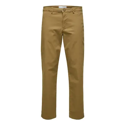 SELECTED HOMME Chino nadrág 'New Miles' barna