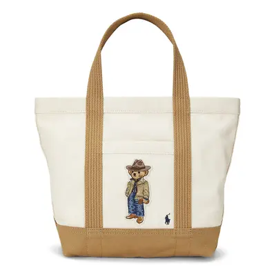 Polo Ralph Lauren Shopper táska bézs / világoskék / barna