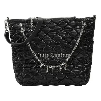 Juicy Couture Shopper táska 'Isabelle' fekete / ezüst