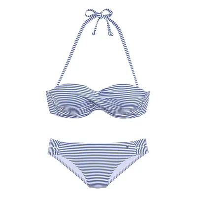 s.Oliver Bikini kobaltkék / fehér