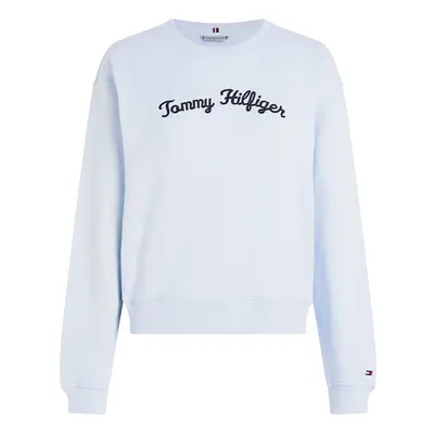 TOMMY HILFIGER Tréning póló világoskék / sötétkék