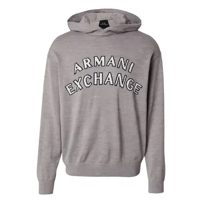 ARMANI EXCHANGE Pulóver kő / fehér