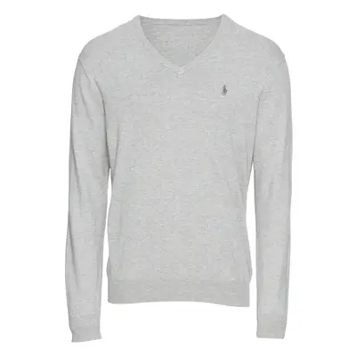 Polo Ralph Lauren Pulóver 'LS SF VN PP-LONG SLEEVE-SWEATER' szürke